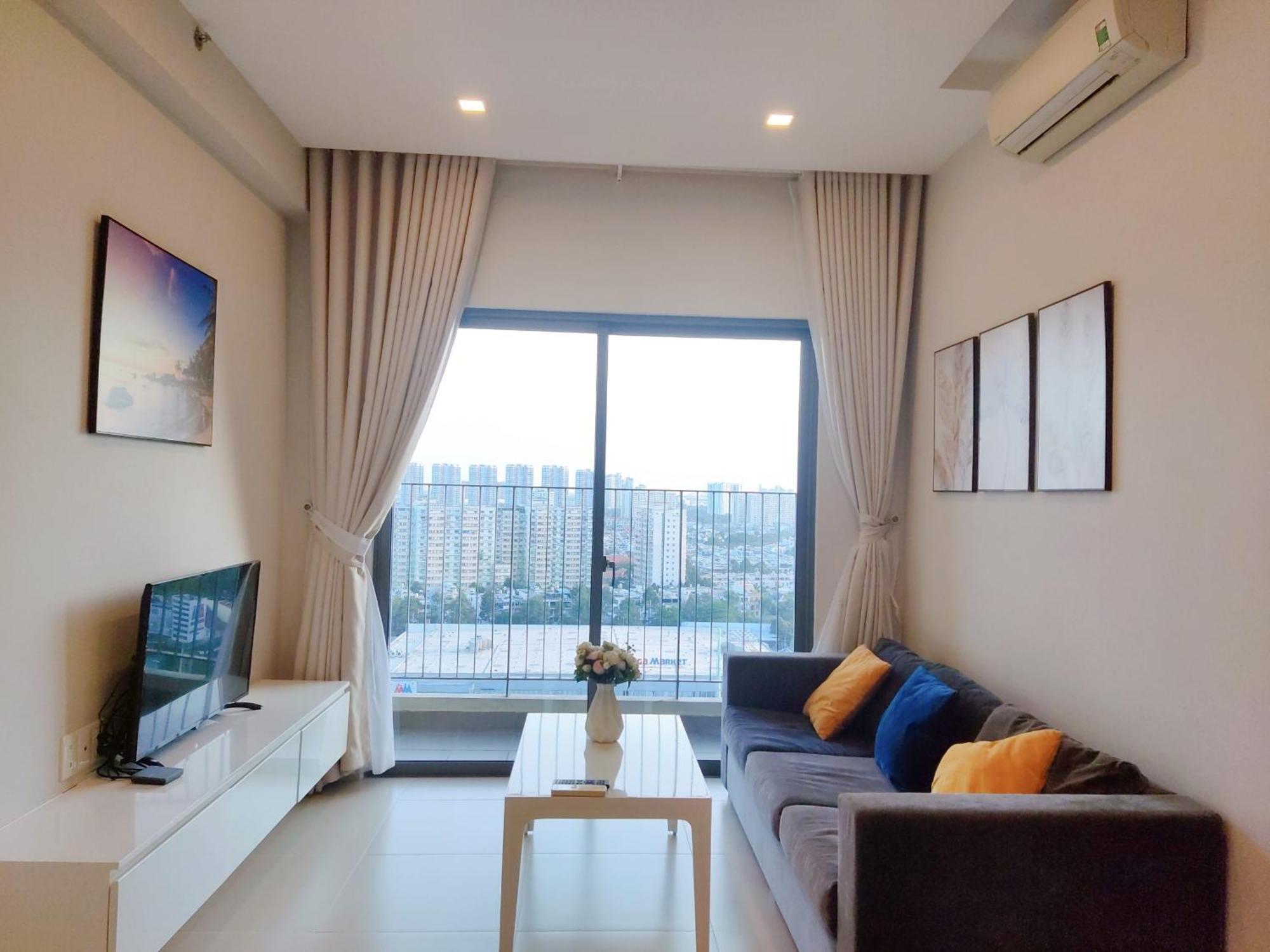 Masteri Thao Dien Comfy Apartment #Nice Balcony #Opening View Ho Či Minovo Město Exteriér fotografie